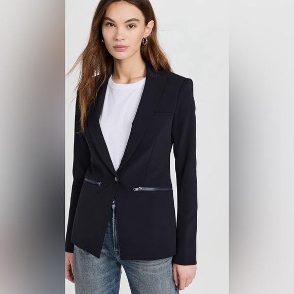 Veronica Beard scuba dickey jacket blazer black - Picture 2 of 7